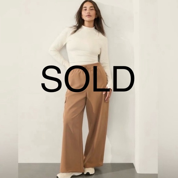 Athleta Pants - Athleta Promenade High Rise Cargo Pant in Walnut Size Small NWT
